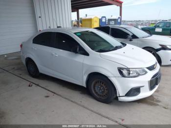  Salvage Chevrolet Sonic