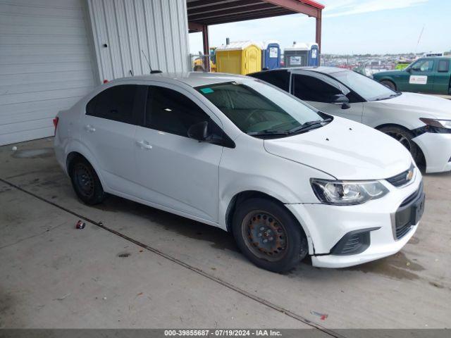  Salvage Chevrolet Sonic