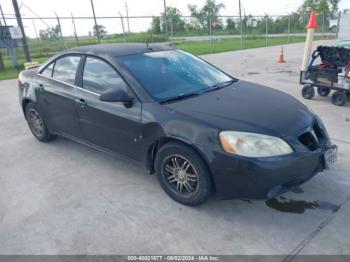  Salvage Pontiac G6