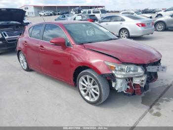  Salvage Lexus Ct