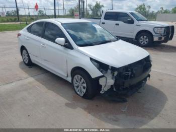  Salvage Hyundai ACCENT