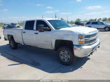  Salvage Chevrolet Silverado 2500