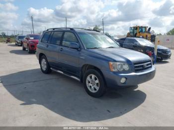  Salvage Toyota Highlander