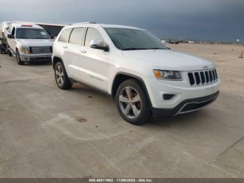  Salvage Jeep Grand Cherokee