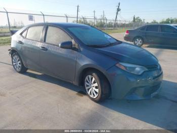  Salvage Toyota Corolla