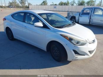  Salvage Hyundai ELANTRA