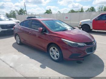  Salvage Chevrolet Cruze