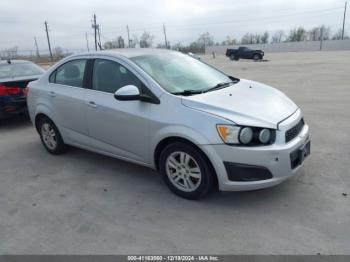  Salvage Chevrolet Sonic