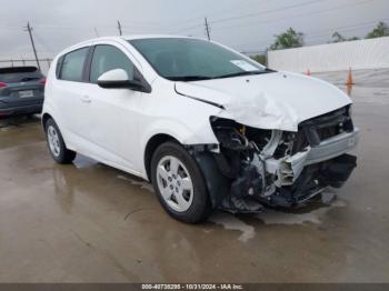  Salvage Chevrolet Sonic