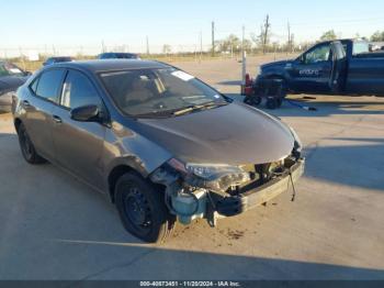  Salvage Toyota Corolla