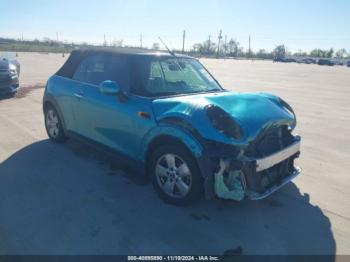  Salvage MINI Cooper Convertible