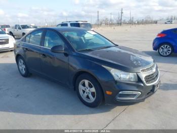  Salvage Chevrolet Cruze