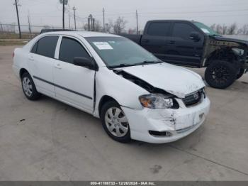  Salvage Toyota Corolla