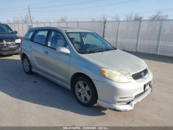  Salvage Toyota Matrix