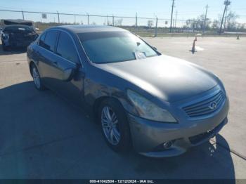  Salvage INFINITI G37