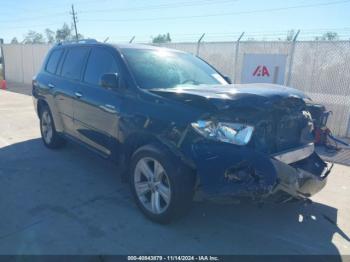  Salvage Toyota Highlander