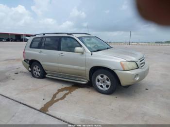  Salvage Toyota Highlander