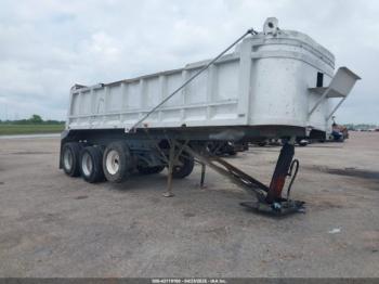  Salvage Clement Ind Dump Trailer