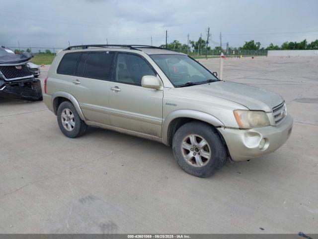  Salvage Toyota Highlander