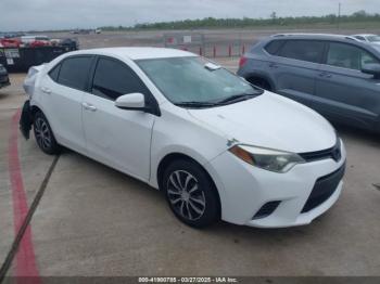  Salvage Toyota Corolla
