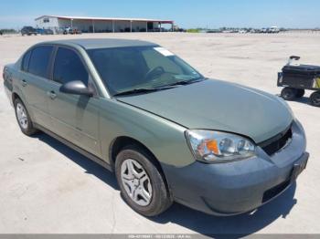  Salvage Chevrolet Malibu
