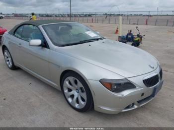  Salvage BMW 6 Series