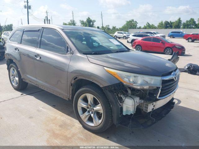  Salvage Toyota Highlander
