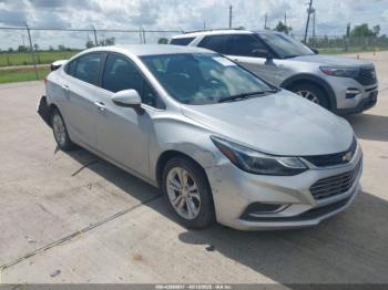  Salvage Chevrolet Cruze