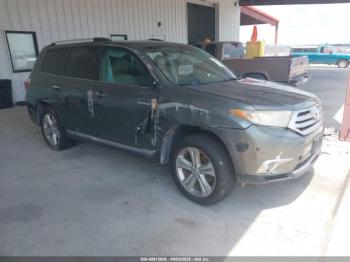  Salvage Toyota Highlander