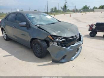  Salvage Toyota Corolla