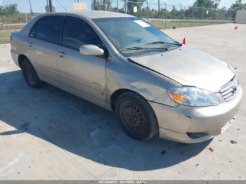  Salvage Toyota Corolla