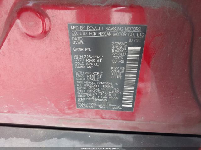 Nissan Rogue Sv Image 4