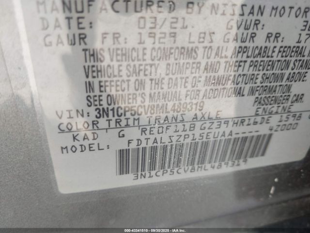 Nissan Kicks Sv Xtronic Cvt Image 7