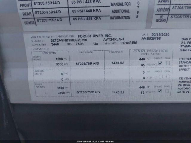 Avenger Travel Trailer Image 4