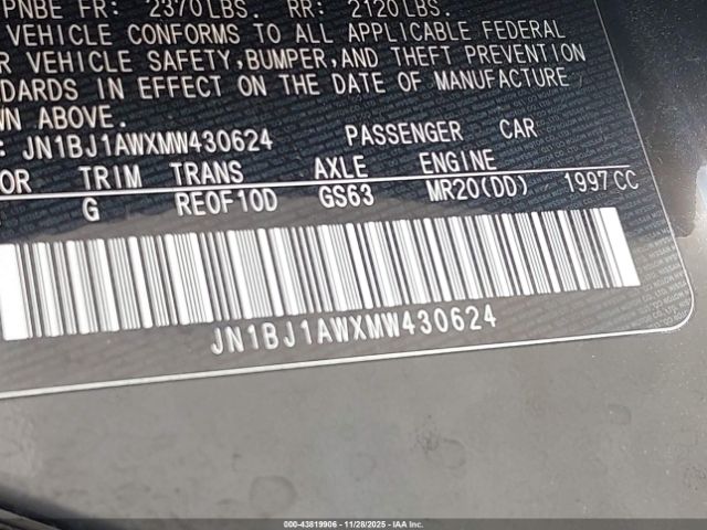 Nissan Rogue S Awd Xtronic Cvt Image 12