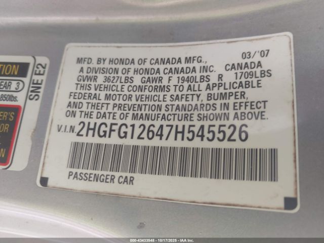 Honda Civic Lx Image 8