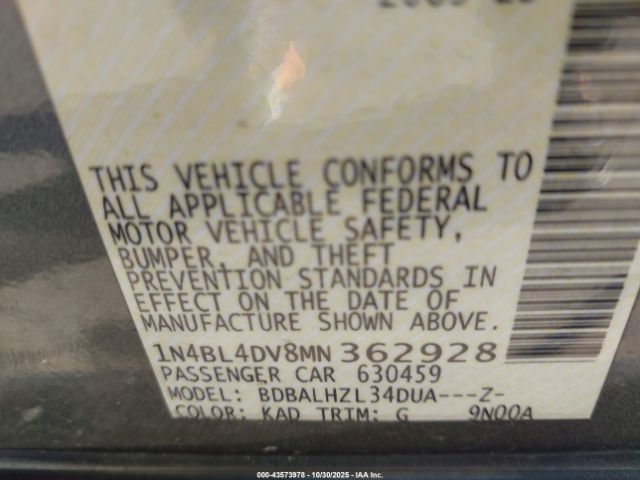 Nissan Altima Sv Fwd Image 2