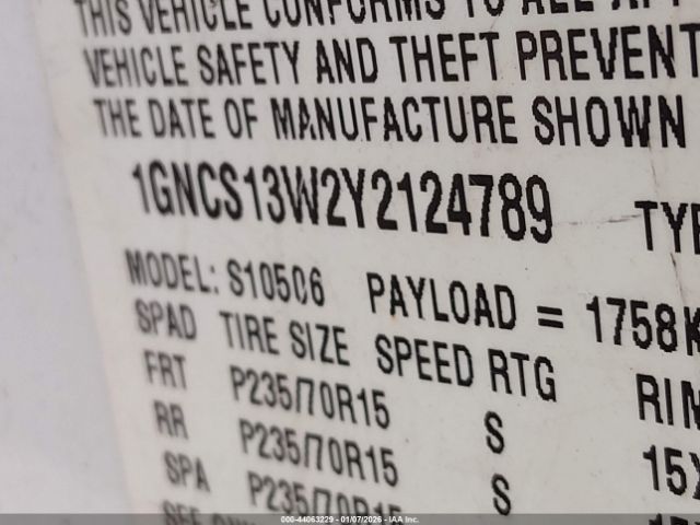 Chevrolet Blazer Ls Image 8