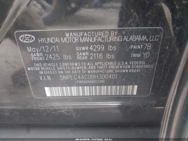 Hyundai SONATA Limited Image 2