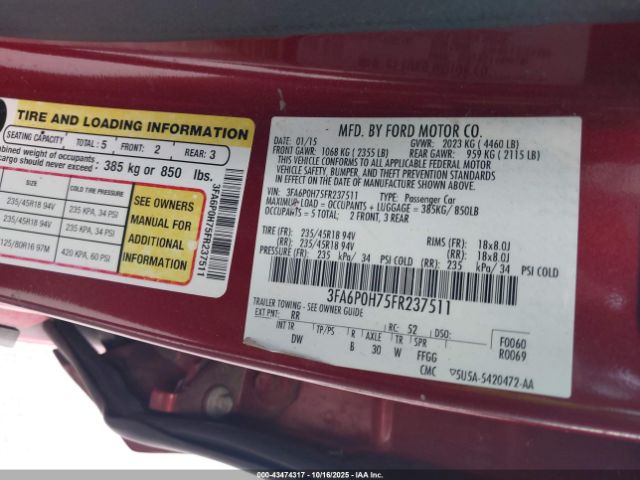 Ford Fusion Se Image 12