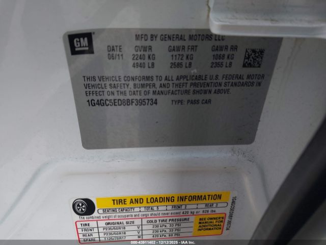 Buick LaCrosse Cxl Image 14