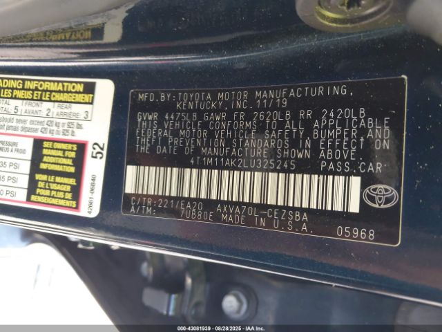 Toyota Camry Se Image 10