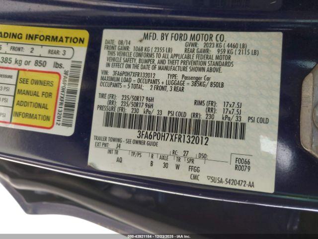 Ford Fusion Se Image 8